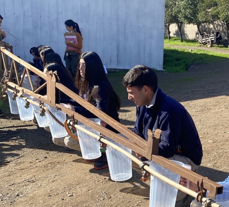 Formación Técnica en Terreno: Estudiantes de 4°A y 4°B participaron en capacitación del INIA